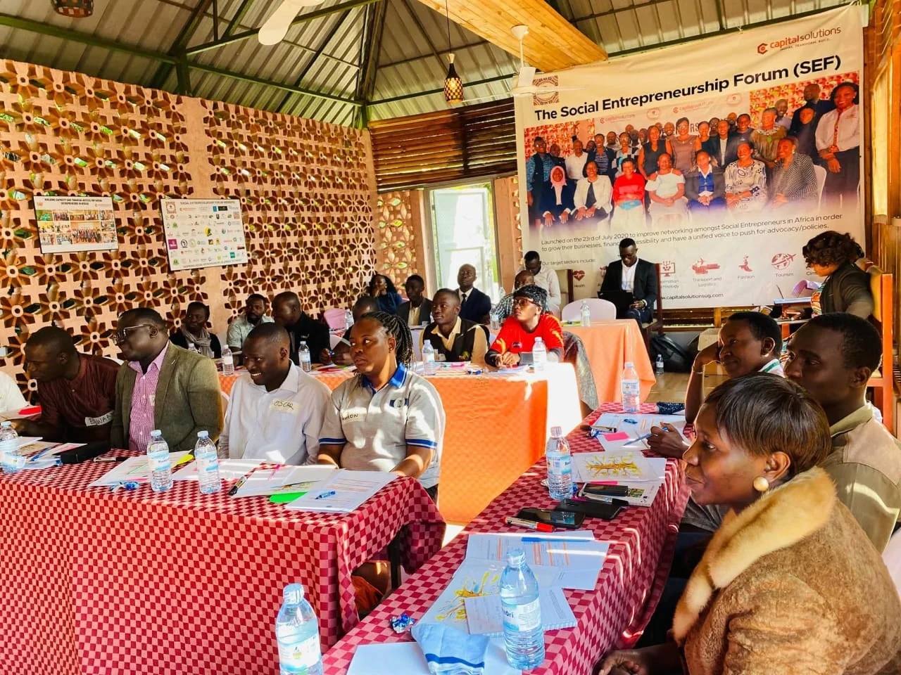 Participants at a social entrepreneurship forum
