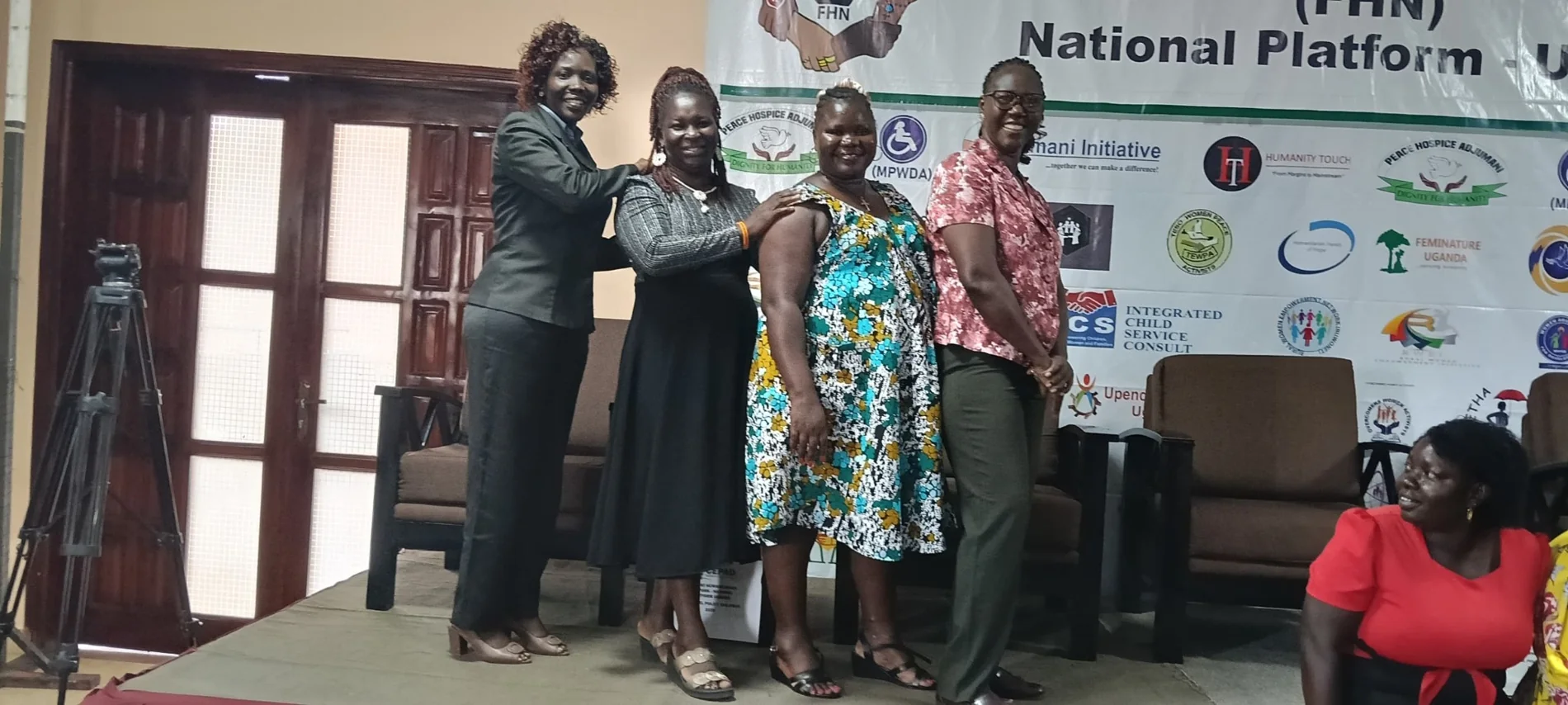 Participants at a civil society gathering